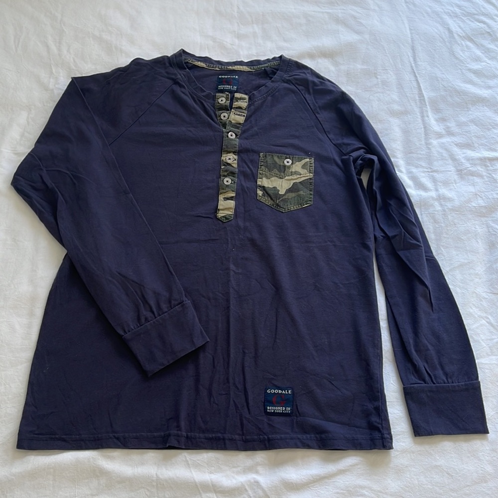 Goodale camo detail shirt